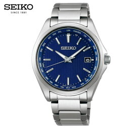 SEIKO SELECTION SBTM289 セイコー セレクション メンズ 腕時計 男性用 電波ソーラー チタン製 アナログ シルバー ブルー文字盤 ギフト プレゼント 【送料無料】