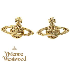 VivienneWestwood　ヴィヴィアンウエストウッド　62020033 R121　ピアス　アクセサリー　ミニ バス レリーフ MINI BAS RELIEF　ゴールド【送料無料】