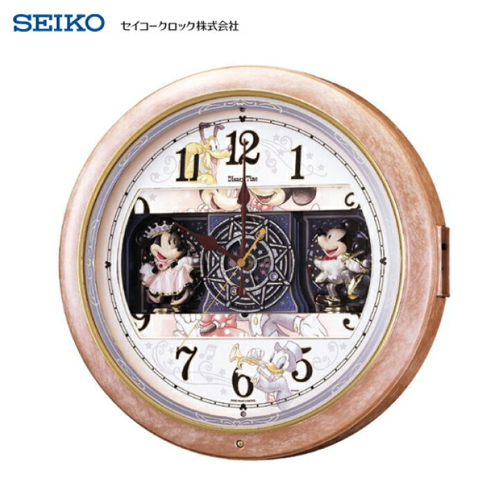 楽天市場】セイコー(SEIKO) 電波掛け時計 ディズニータイム FW561A 