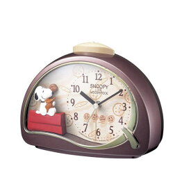 キャラクター時計 スヌーピーR506 (4SE506MJ09) リズム時計工業 目覚まし時計