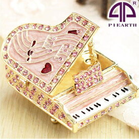 【Piearth2点以上の購入で1,000円OFF】ピィアース ピカルス キラキラ小物入れ グランドピアノ ピンクとホワイト2色から選べる ギフトにおすすめ