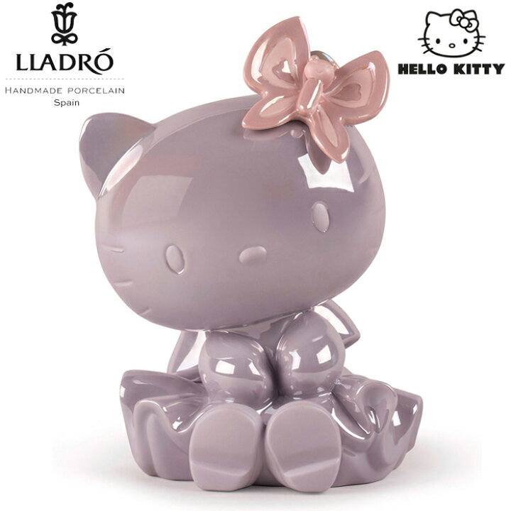 楽天市場】ハローキティ LLADRO 【正規品】リヤドロ かわいい キティ 