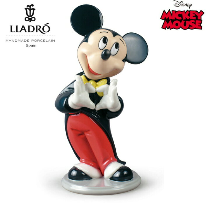 楽天市場】ミッキーマウス 90周年記念 LLADRO 【正規品】リヤドロ 新作 