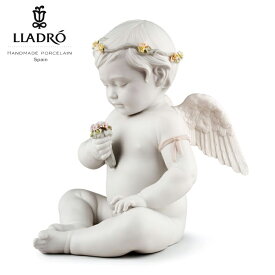 【ポイント最大20倍】天空の花遊び LLADRO【正規品】リヤドロ 天使 エンジェル 赤ちゃん フィギュリン 新作 かわいい 01009532 ポーセリン 磁器 人形 置物 インテリア 保証 プレゼント お祝い 出産 新築 開業 玄関 オフィス リビング