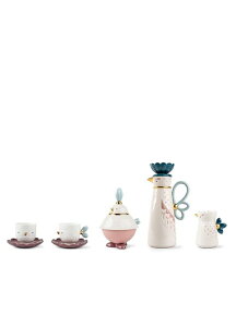 カフキ コーヒーセット LLADRO リヤドロ 食器 置物 オブジェ インテリア 人形 磁器 おしゃれ プレゼント 玄関 お祝い 新築 開業 癒し リビング 寝室 事務所 オフィス 【正規品】01009663