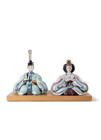【P2倍+クーポン】雛人形（Turquoise & Pink） 【正規品】初節句 リヤドロ LLADRO 限定品 雛人形 春雛 ひな人形 おひなさま 汚れにくい 桃の節句 フィギュリン かわいい 磁器 人形 置物 インテリア プレゼント お祝い 玄関 リビング 01009759