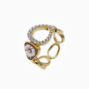 蒤VFJI yC^AzVo[ Vo[925 SILVER SV925 O w ANZT[ ACe t@bV @ VF JI CAMEO L[rbNWRjA CZ L[rbN L