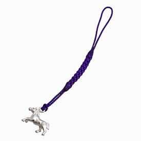 開運・招福ウマ純銀製1.9g ・ 干支（馬） フィギュア・ストラップ