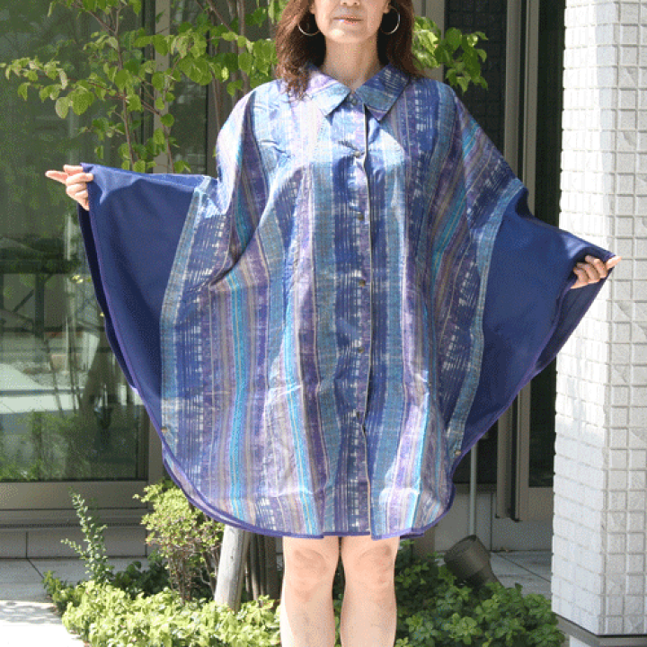 ◆送料無料◆ イタリア製・アレックス (ALEX)   レインコート (ブルーストライプ）【smtb-k】【YDKG 楽天市場】今だけセール価格 目玉商品「12,000円→9,999円