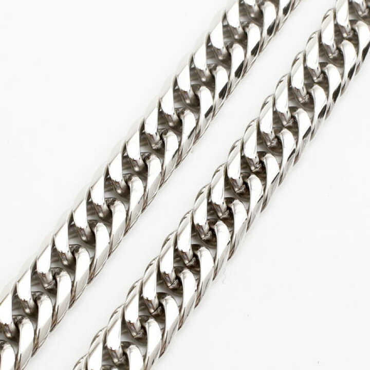 楽天市場】【送料無料】6面カット ダブル喜平 純チタン ネックレス  