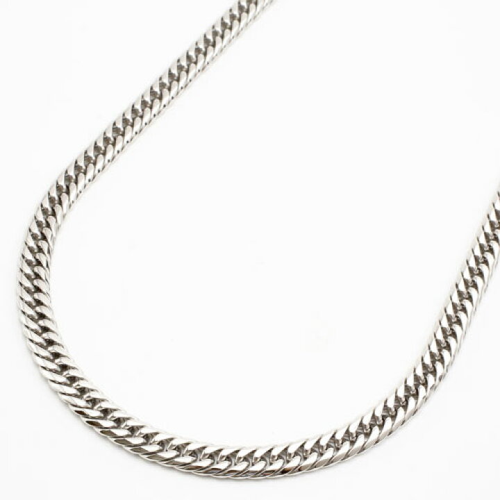 楽天市場】【送料無料】6面カット ダブル喜平 純チタン ネックレス  