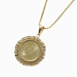 K18 馬蹄《SS》 ダイヤ付 ペンダント 18金地金物 