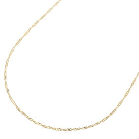 18金 18K K18 ゴールド GOLD 42cm 0.7g ネックレスチェーン スクリュー アクセサリー ジュエリー アイテム 女性 レディース お洒落 オシャレ シンプル　イエローゴールド