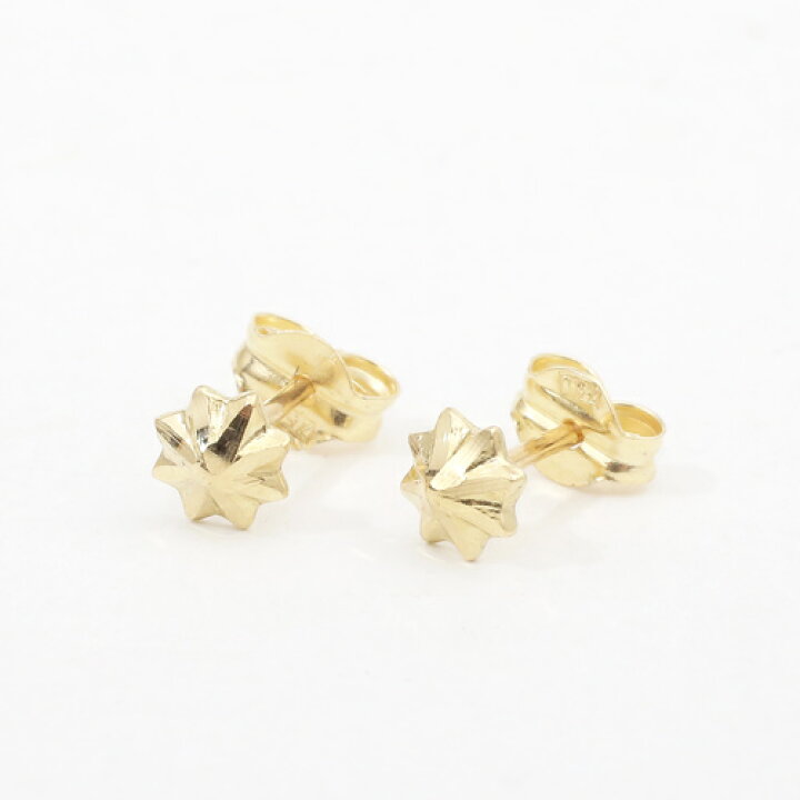 楽天市場】18金 ピアス スタッドピアス K18 ピアス 星 スターピアス 