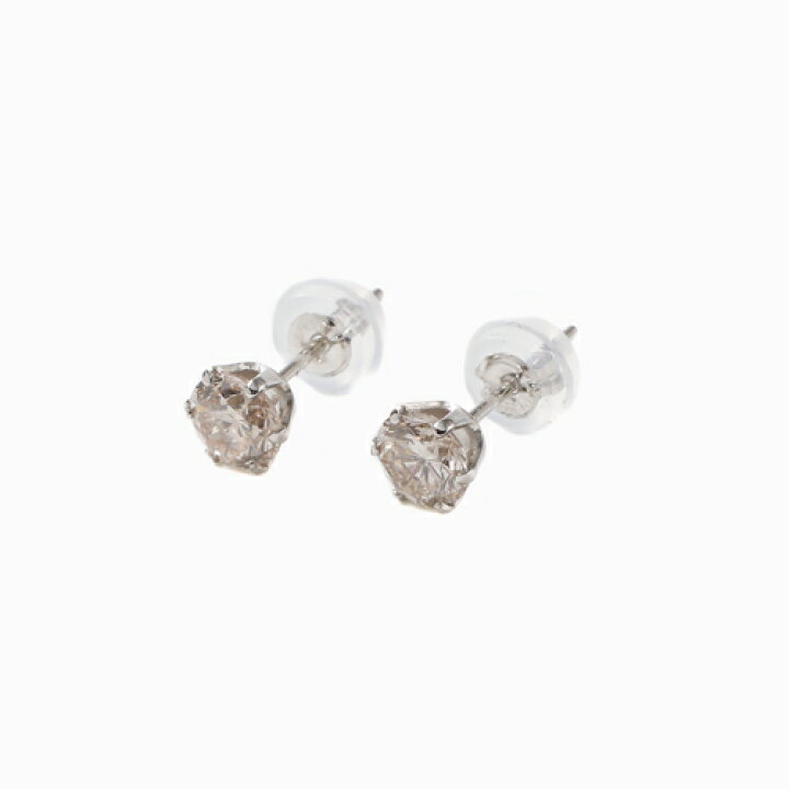 楽天市場】プラチナ ダイヤモンド ピアス Pt900 ダイヤ合計0.7ct（片耳 