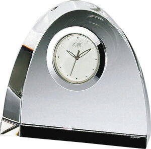 クロック M アーチ グラスワークスナルミ GW1000-11002 時計 置時計 rw-i-GW1000-11002 新生活 一人暮らし プレゼント ギフト 贈り物 贈答