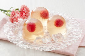 ≪お中元≫京都 「養老軒」 山形県産さくらんぼのゼリー さくらんぼのゼリー58g×9 ※メッセージブーケ付 プレゼント ギフト 贈り物 贈答 記念日 人気 熨斗対応 名入れ 送料無料 産地直送