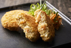 大阪 「洋食Revo」 エビクリームコロッケ(油調済) エビクリームコロッケ(55g×4)×3 計12個 ※油調理済み。電子レンジ対応可 プレゼント ギフト 贈り物 贈答 記念日 人気 熨斗対応 名入