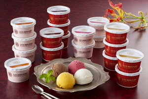 東京「銀座京橋 レ ロジェ エギュスキロール」 銀座アイスバラエティ バニラ・チョコ・マンゴー・フランボワーズ各74ml×各10(計40) アイス 東京都 プレゼント ギフト 贈り物 贈答 記念日 人気