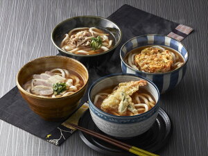 香川・小豆島 「うす家」 6種の手延うどん セット 計6個 牛肉手延うどん カレー手延うどん かき揚げ手延うどん 鴨南蛮手延うどん きつね手延うどん えび天手延うどん 麺類 香川県