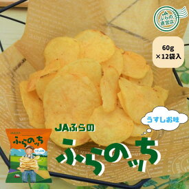 農協チップスふらのッち【うすしお味】12袋入 （ 富良野 ふらの 北海道 菓子 ポテトチップス プレゼント ご当地 ）
