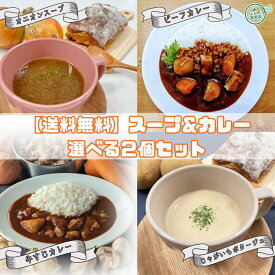 【1000円ポッキリ】【送料無料】【組み合わせ自由】2個入 選べる スープ7種とレンジ調理対応カレー3種 （ 富良野 ふらの JAふらの 北海道 国産 野菜 食品 グルメ 備蓄 非常食 ご当地 無添加 レトルト カレー レンジ お手軽 ）