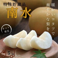 梨 南水【太鼓判】（特殊貯蔵品）約5kg(12玉) R209 ［冷蔵］送料無料 なし ナシ フルーツ くだもの 果物 …