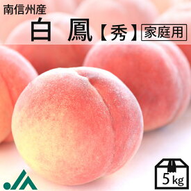 桃 白鳳【秀品】家庭用　約5kg(15〜18玉) R115（冷蔵） ※7月下旬〜発送予定 送料無料 産地直送 季節の果物 果物 フルーツ もも モモ 高級 旬 お中元 御中元 暑中見舞い 旬の果物 ギフト 内祝い 贈り物 贈答用 フルーツギフト ギフト プレゼント