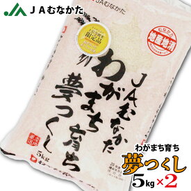 【送料無料】JAむなかたわがまち育ち「夢つくし」5kg×2 福岡県産 JAむなかた直送 お米 白米 ごはん 10kg