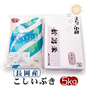 【特別栽培米】新潟県産 こしいぶき 5kg （長岡地区限定） 令和5年産【送料無料】