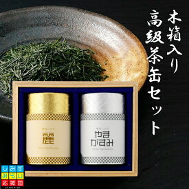 【2024新茶】清水のお茶　高級茶 セット 70g エンボス缶 2缶 静岡茶 手摘み ギフト 高級 リーフ 煎茶