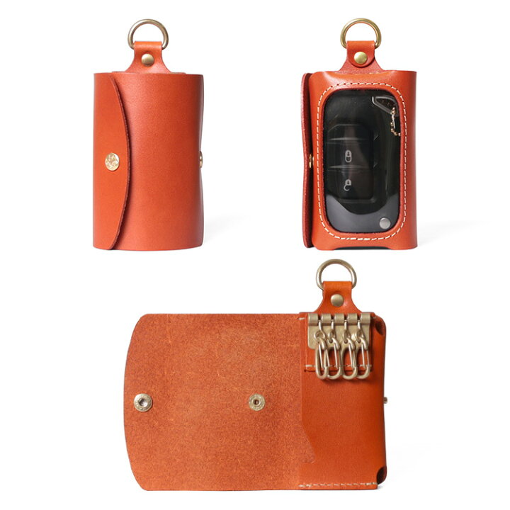 楽天市場】スマートキーケース [M] -with- クリア窓付き 4連リング  