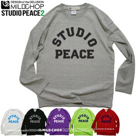 STUDIO PEACE LOGO2/ オリジナルロングTシャツ/ネット限定長袖Tシャツ【cloth】MILDCHOP