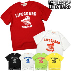 LIFE GUARD Tシャツ メンズ レディース 半袖 トップス ファッション 綿 限定 オリジナル デザイン イラスト ロゴ ロック スカル キャラクター 音楽 パロディ シンプル キャンプ メッセージ おもしろ ペア シンプル 服 春 夏 定番 送料無料【cloth】MILDCHOP