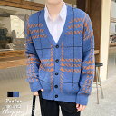 カーディガン メンズ レディース カップル 男女兼用 ニット セーター カーデ トップス 細身 Vネック おしゃれ カジュアル 春服 秋服 冬服 新作 送料無料