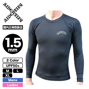 ACfeBt@C EFbgX[c  ^bp[ Y 1.5mm COMBI TAPPER UPF50+ ubNS zCgS M L XL { T[tBlC AIDENTIFY