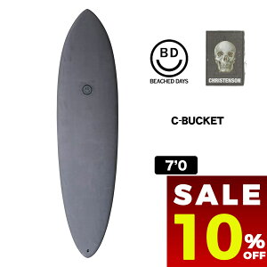 �y SALE �Z�[�� 10%OFF �z �r�[�`�h�f�C�Y �\�t�g�{�[�h �V�[�o�P�b�g �N���X�e���\�� �T�[�t�{�[�h �T�[�t�B�� �X�|���W 7'0 �~�b�h�����O�X | BEACHED DAYS SOFTBOARD C-BUCKET Christenson 7.0