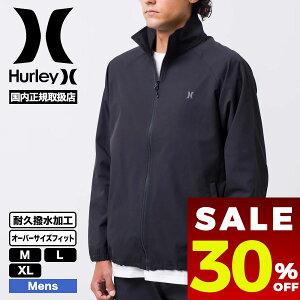 �y �Z�[�� 30%OFF �z �n�[���[ �t�@���g�� �W���P�b�g �A�E�^�[ �����Y �g���b�N�W���P�b�g �ϋv�������H �u���b�N M L XL �l�C�u�����h HURLEY �V�� | PHANTOM TRACK JACKET�yMUJK252060�z