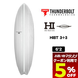 �y���������}���\�� �y�V �������g����5��OFF�N�[�|���z �T���_�[�{���g�e�N�m���W�[ HIBT 3+3 ���b�h 6.2 �z���C�g / ���b�h FCS2 6�t�B�� | THUNDERBOLT TECHNOLOGIES HIBT 3+3 RED WHITE / RED 6'2�yEPS�z