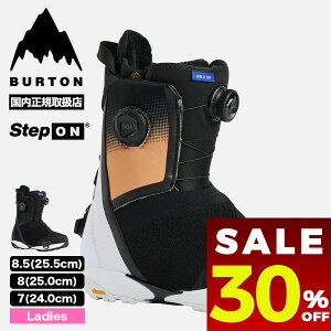�y SALE �Z�[�� 30%OFF �z BURTON �o�[�g�� �X�m�[�{�[�h�u�[�c �X�e�b�v�I�� �E�F�C�u�����W X ���C�h �E�B�����Y ���f�B�[�X 24.0 25.0 25.5cm �X�m�{�[ �l�C �u�����h | WAVERANGE X STEP ON�yW26JP-302991�z