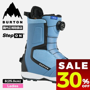 �y SALE �Z�[�� 30%OFF �z BURTON �o�[�g�� �X�m�[�{�[�h�u�[�c �X�e�b�v�I�� �n�C�V���b�g ���C�h �E�B�����Y ���f�B�[�X 25.0cm �X�m�{�[ �l�C �u�����h | HIGSHOT STEP ON�yW26JP-303011�z