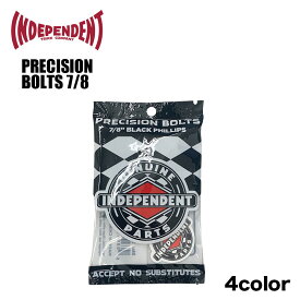 INDEPENDENT インディペンデント インディー ビス ボルト プラスボルト スケートボード スケボー 組み立て 7/8インチ PRECISION BOLTS PHILLIPS 4カラー