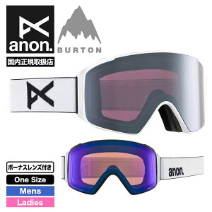 Xm[{[h Xm{[ S[O anon Am M4S oh [ubWtBbg VhJ {[iXY XL[ Burton o[g lC uh| M4S Low Bridge Fit Goggles (Cylindrical) + Bonus Lens