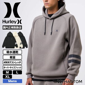 ハーレー ファントム パーカー メンズ 軽量 吸水速乾 フリース フーディー 全4色 M L XL 人気ブランド HURLEY 新作 | PHANTOM SWEAT BP HOODIE【MUFF252001】