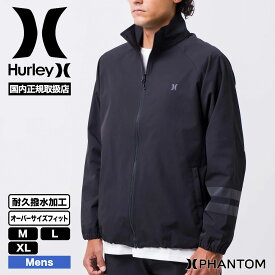 ハーレー ファントム ジャケット アウター メンズ トラックジャケット 耐久撥水加工 ブラック M L XL 人気ブランド HURLEY 新作 | PHANTOM TRACK JACKET【MUJK252060】