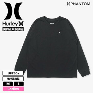 Hurley �n�[���[ ���f�B�[�X �������b�V���K�[�h �t�@���g�� UPF50+ �z������ UV�J�b�g �v���I�[�o�[ �g�b�v�X �� ���K�戵�X | PHANTOM ICON LONGSLEEVE TEE�yWSRG251003�z