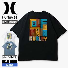 HURLEY ハーレー メンズ 半袖Tシャツ トップス ロゴ バックプリント オーバーサイズ 大きめ コットン 全3色 M L 人気 ブランド 通販 2024 新作【MSS2411018】