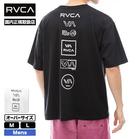 RVCA ルーカ 半袖Tシャツ メンズ ロゴ バックプリント オーバーサイズ シンプル ブラック ホワイト M L 人気ブランド 通販 2024 新作 | ALL LOGO【BE04A236】