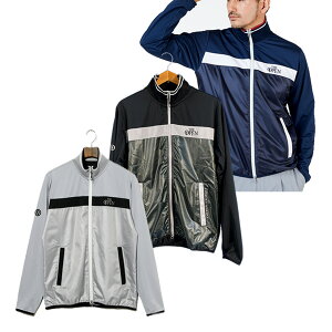 【最大6000円引きクーポン配布中】【在庫処分】THE OPEN コンビネーションブルゾン メンズ 171-54212 フルジップ ブルゾン 撥水 ストレッチ UVカット ジャージ アウトレット