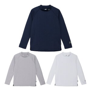 【最大6000円引きクーポン配布中】プーマ ゴルフ 長袖 モックネックシャツ ストレッチ3D ジャカード ラグラン メンズ 630489 トップス ゴルフウェア 2024年秋冬モデル PUMA GOLF 秋冬ウェア